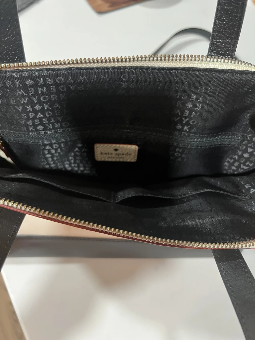 Kate Spade Black Pebbled Leather Crossbody Bag